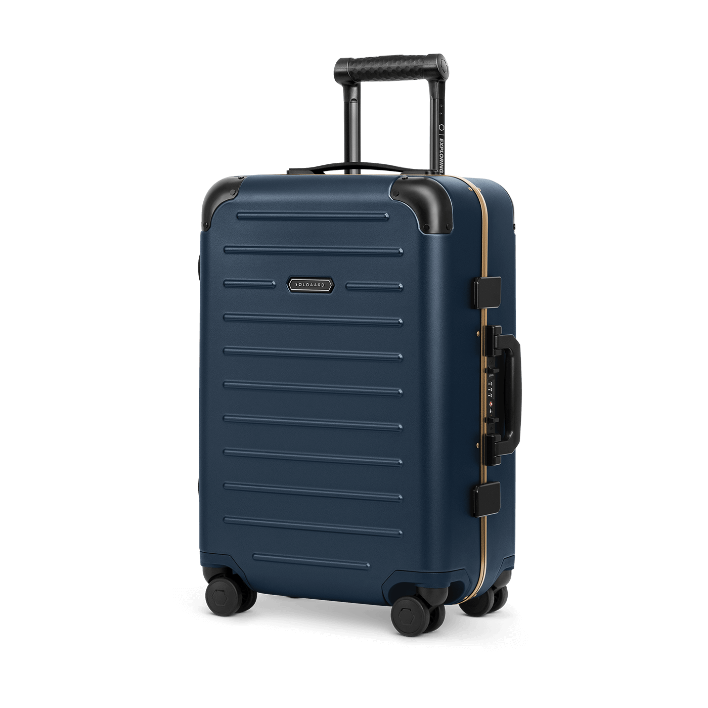 Atlantic Navy/Brushed Gold | Carry-On Closet Large