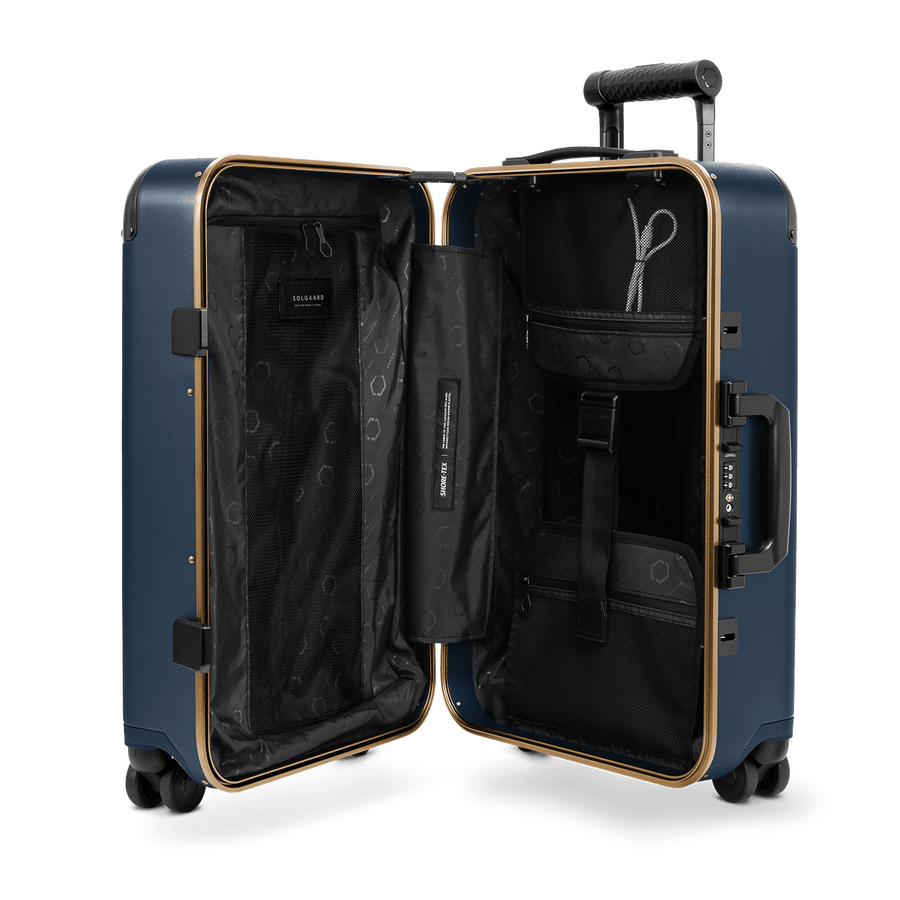 Atlantic Navy/Brushed Gold | Carry-On Closet Large